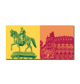 MAGNET-STORIES Image sur toile - Dresde - 2218