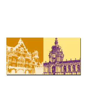 MAGNET-STORIES Dresde - Georgentor + Kronentor