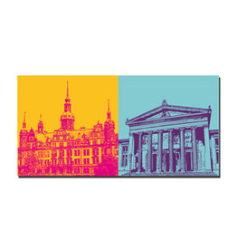 ART-DOMINO® BY SABINE WELZ Picture on canvas - Dresden - 2209