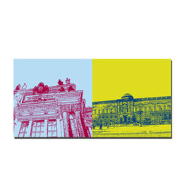 MAGNET-STORIES Leinwandbild - Dresden - 2214