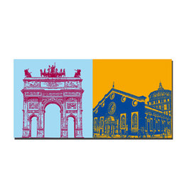 MAGNET-STORIES Image sur toile - Italie - Milan - 088-02