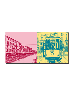 ART-DOMINO® BY SABINE WELZ Milan - Navigli + Tram Milan