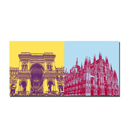 MAGNET-STORIES Leinwandbild - Italien - Mailand - 088-06