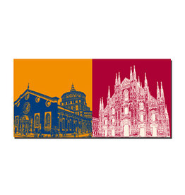 MAGNET-STORIES Leinwandbild - Italien - Mailand - 088-09