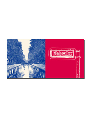 MAGNET-STORIES Düsseldorf - Kö-Blick + Schild Königsallee