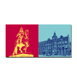 MAGNET-STORIES Leinwandbild - Düsseldorf - 2809