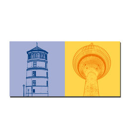 MAGNET-STORIES Image sur toile - Düsseldorf - 2810