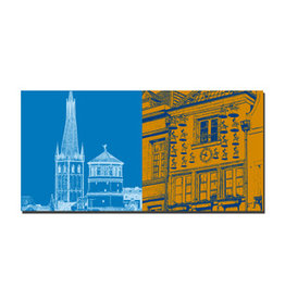 MAGNET-STORIES Picture on canvas - Düsseldorf - 2813