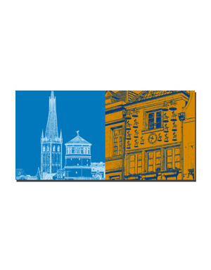 MAGNET-STORIES Düsseldorf - Alter Schlossturm/Lambertus Basilika + Glockenspiel