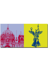 ART-DOMINO® BY SABINE WELZ Berlin - Berlin Cathedral + Victory column