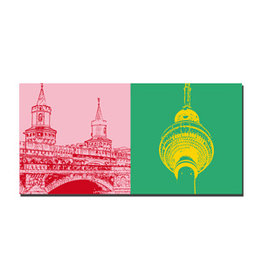 MAGNET-STORIES Picture on canvas - Berlin - 6730