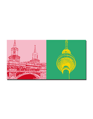 MAGNET-STORIES Berlin - Oberbaumbrücke + Tour de télévision