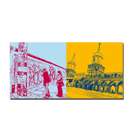 MAGNET-STORIES Image sur toile - Berlin - 6734