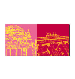 MAGNET-STORIES Image sur toile - Berlin - 6789