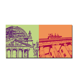 MAGNET-STORIES Leinwandbild - Berlin - 6626