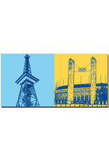 ART-DOMINO® BY SABINE WELZ Berlin - Radio Tower + Olympic Stadium