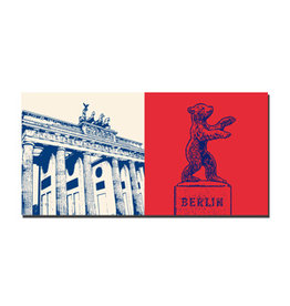 MAGNET-STORIES Picture on canvas - Berlin - 69264