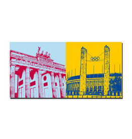 MAGNET-STORIES Leinwandbild - Berlin - 69265