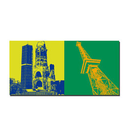 MAGNET-STORIES Picture on canvas - Berlin - 69124