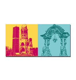 MAGNET-STORIES Image sur toile - Berlin - 6851