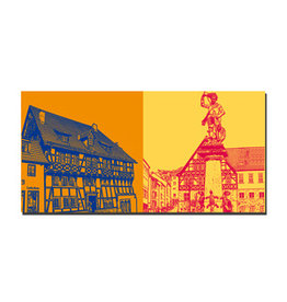 ART-DOMINO® BY SABINE WELZ Leinwandbild - Eisenach - 21401
