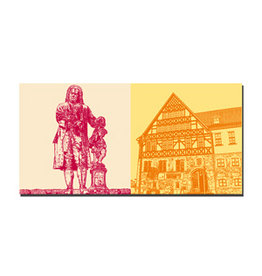 ART-DOMINO® BY SABINE WELZ Leinwandbild - Eisenach - 21403