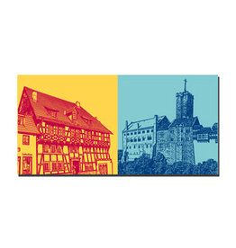 ART-DOMINO® BY SABINE WELZ Leinwandbild - Eisenach - 21405