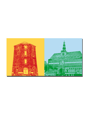 MAGNET-STORIES Emden - Rote Mühle + Rathaus / Landesmuseum