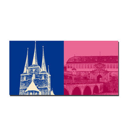MAGNET-STORIES Picture on canvas - Erfurt - 21303