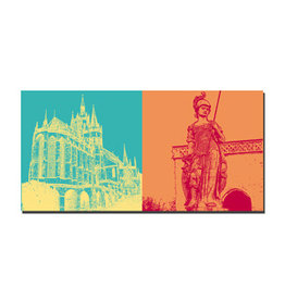 MAGNET-STORIES Picture on canvas - Erfurt - 21307