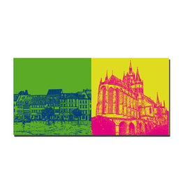 MAGNET-STORIES Picture on canvas - Erfurt - 21308