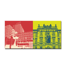 MAGNET-STORIES Picture on canvas - Erlangen - 7603