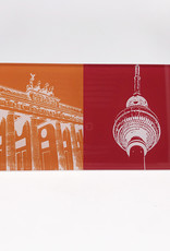 ART-DOMINO® BY SABINE WELZ Berlin - Brandenburger Tor + Fernsehturm