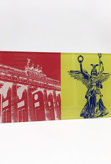 ART-DOMINO® BY SABINE WELZ Berlin - Brandenburg Gate + Victory column