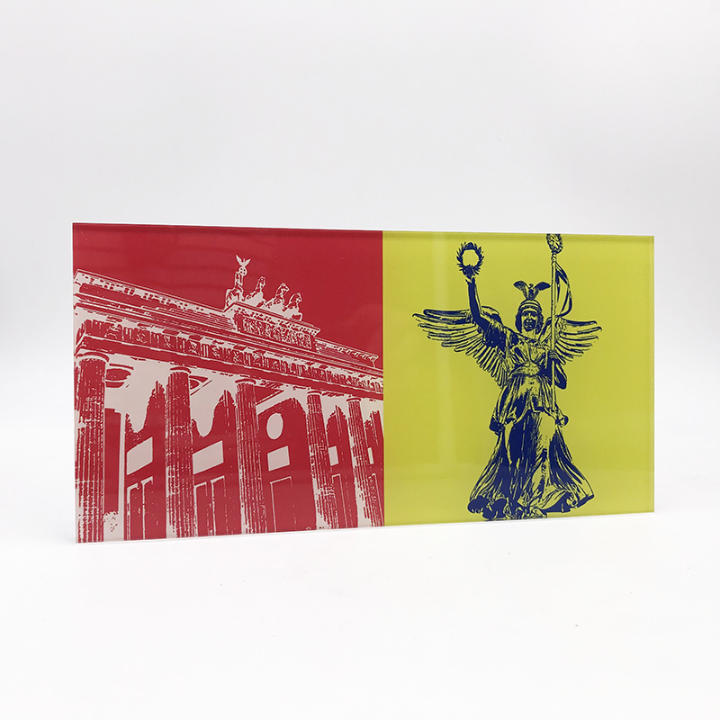 ART-DOMINO® BY SABINE WELZ Berlin - Brandenburg Gate + Victory column