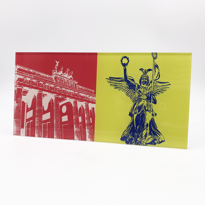 ART-DOMINO® BY SABINE WELZ Berlin - Brandenburg Gate + Victory column