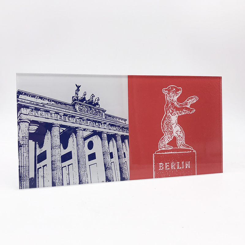 ART-DOMINO® BY SABINE WELZ Berlin - Brandenburg Gate + Bear of Berlin