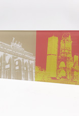 ART-DOMINO® BY SABINE WELZ Berlin - Porte de Brandebourg + Kaiser Wilhelm Memorial Church