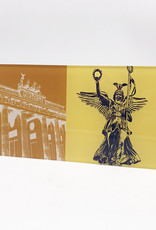 ART-DOMINO® BY SABINE WELZ Berlin - Brandenburg Gate + Victory column