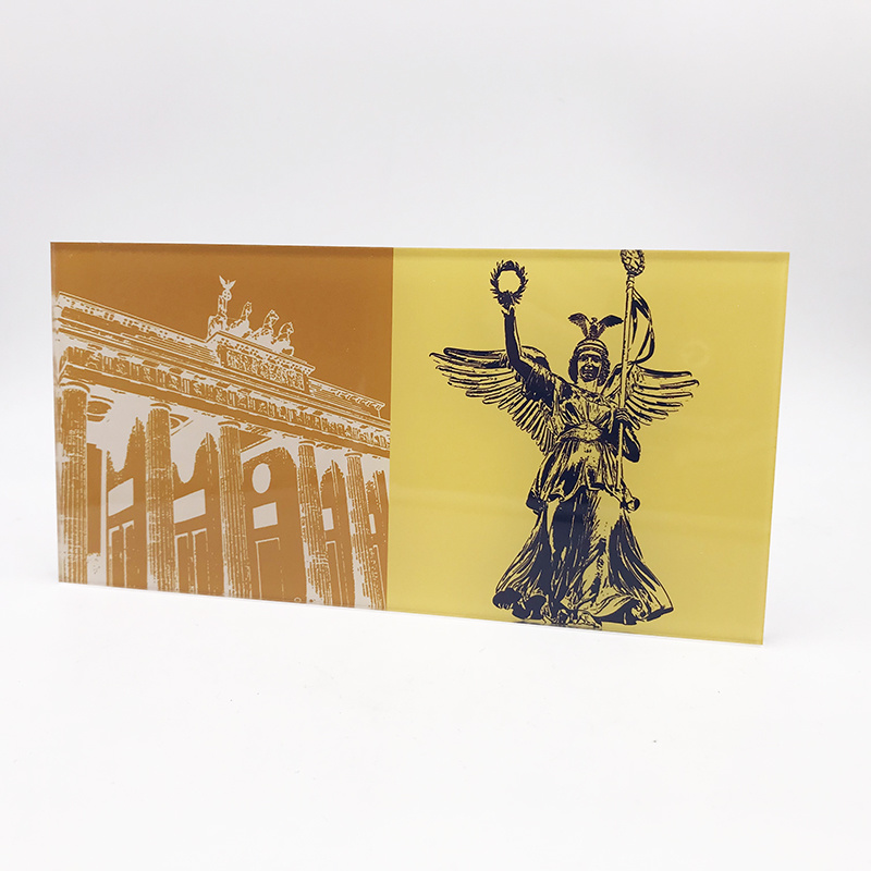 ART-DOMINO® BY SABINE WELZ Berlin - Brandenburg Gate + Victory column