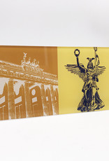 ART-DOMINO® BY SABINE WELZ Berlin - Brandenburg Gate + Victory column