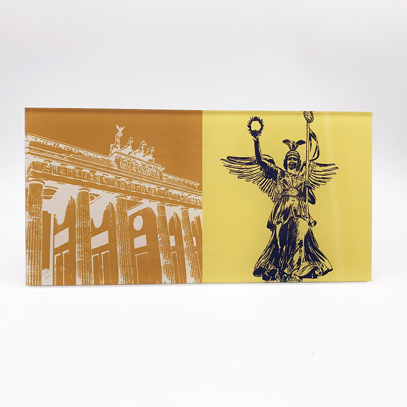 ART-DOMINO® BY SABINE WELZ Berlin - Brandenburg Gate + Victory column