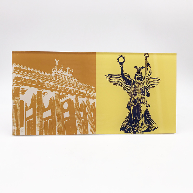 ART-DOMINO® BY SABINE WELZ Berlin - Brandenburger Tor + Siegessäule
