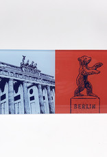 ART-DOMINO® BY SABINE WELZ Berlin - Brandenburg Gate + Bear of Berlin