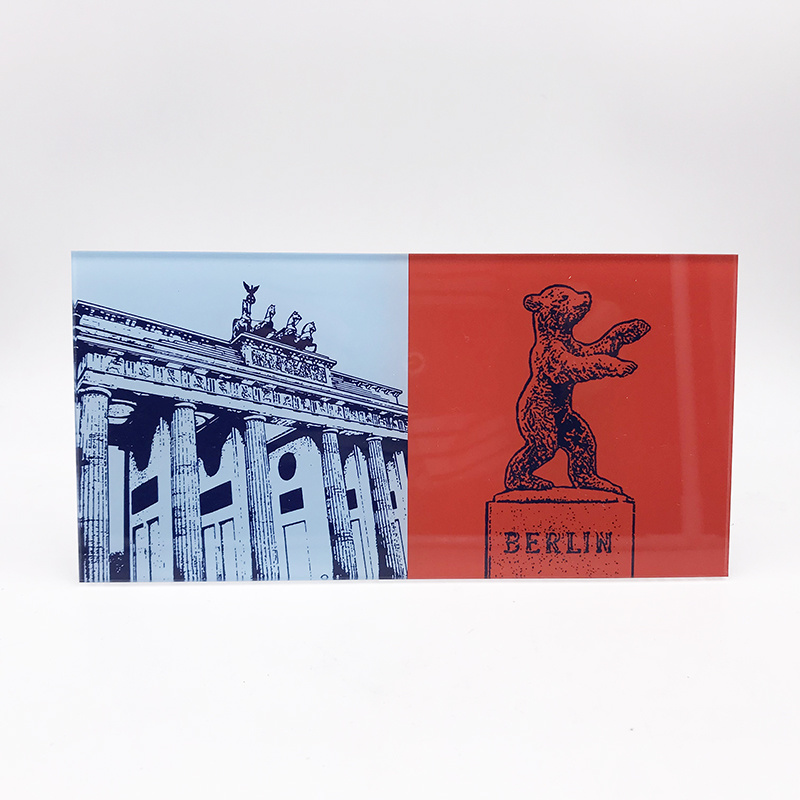 ART-DOMINO® BY SABINE WELZ Berlin - Brandenburg Gate + Bear of Berlin