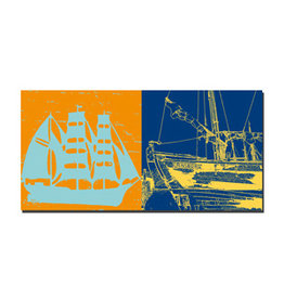 MAGNET-STORIES Picture on canvas - Flensburg - 2301