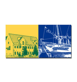 MAGNET-STORIES Picture on canvas - Flensburg - 2310