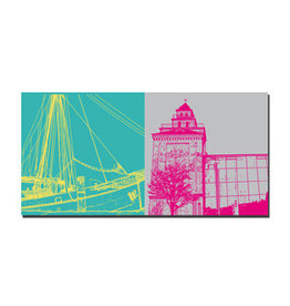 MAGNET-STORIES Picture on canvas - Flensburg - 2312