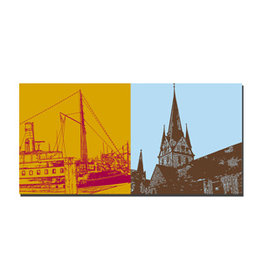 MAGNET-STORIES Image sur toile - Flensburg - 2313