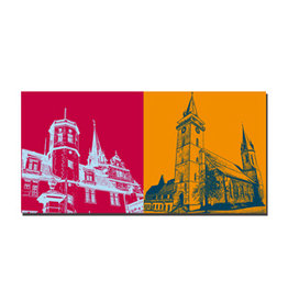 MAGNET-STORIES Picture on canvas - Öhringen - 089-03